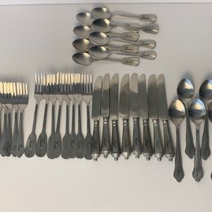 8 Pottery Barn Sentiment Flatware Sets NWOT